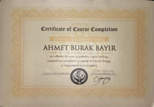 Palpasyon, yüzeyel anatomi, kupa terapisi (cupping) ve hirudoterapi kurs tamamlama sertifikası, 9-10 Kasım 2024 İstanbul